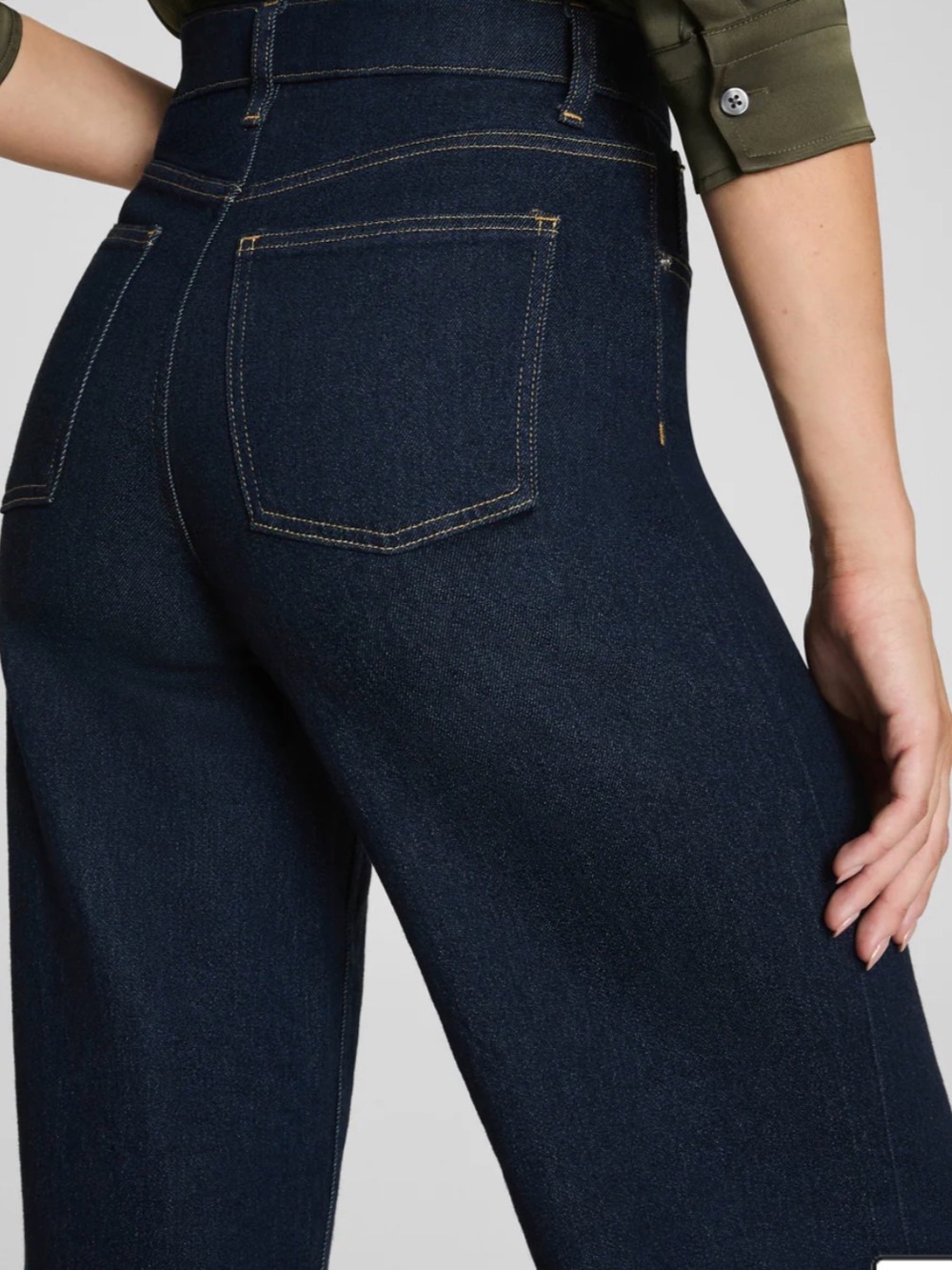 SPANXshape Size Small Authentic 360 Wide Leg Jeans | Marina - Picture 8 of 8